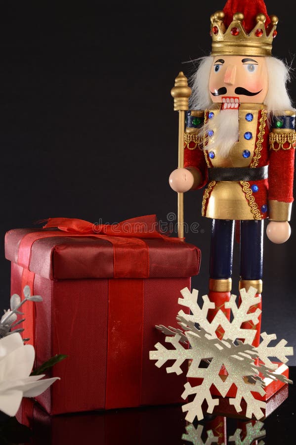 Christmas Gifting Nutcracker Stock Image Image of decor, event 202496627