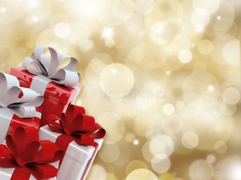 Christmas gifts stock illustration