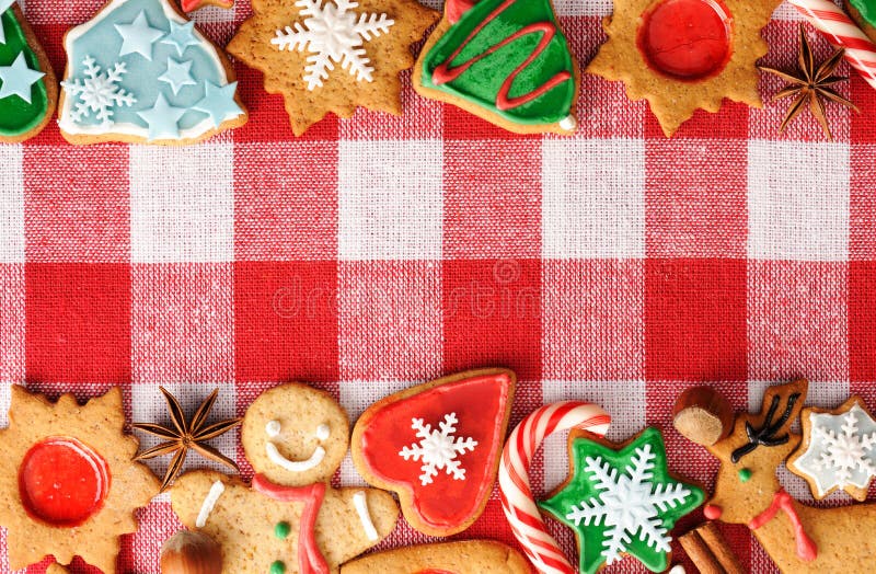 Christmas Gingerbread Cookies Stock Photo - Image of sweet, couple ...