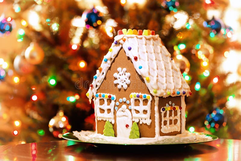 Christmas Gingerbread House stock image Christmas Gingerbread House stock image