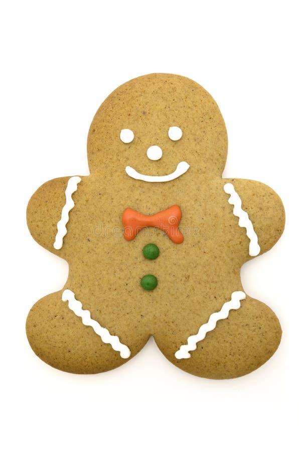 Christmas gingerbread man royalty free stock photography