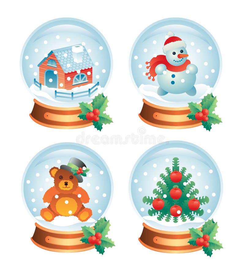 Christmas glass ball set