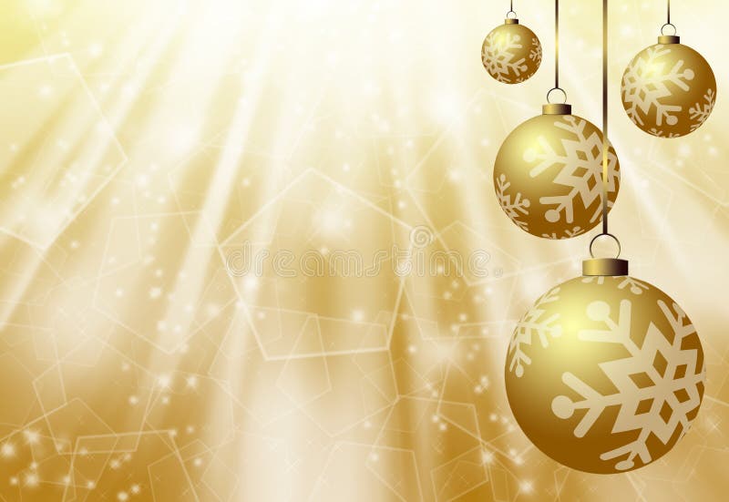 Christmas gold background