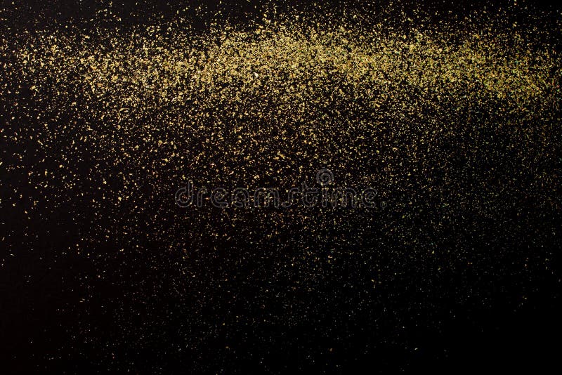 Christmas Gold Glitter on Black Background. Holiday Abstract Image Image of backdrop, glamour: 165554825