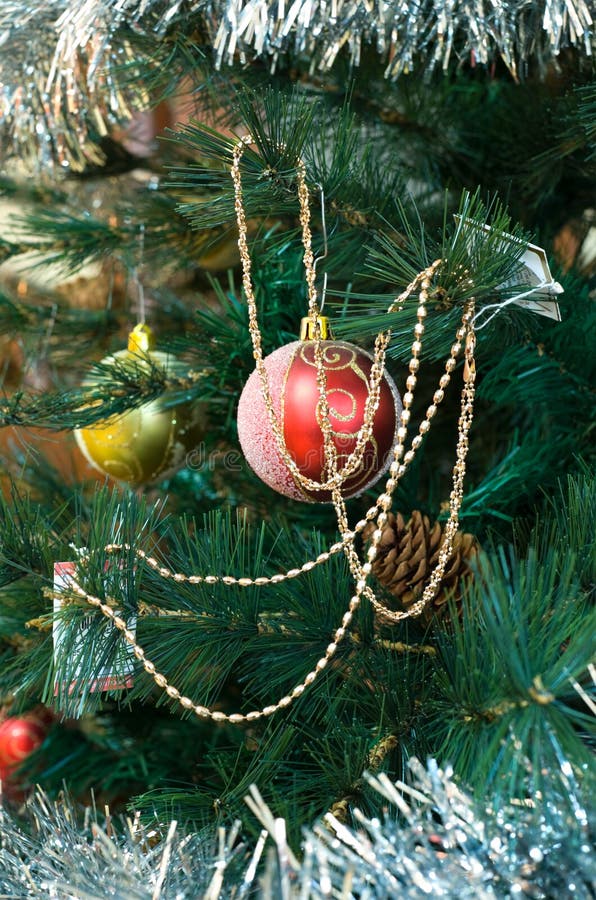 Christmas gold presents stock photo. Image of yellow 17282214