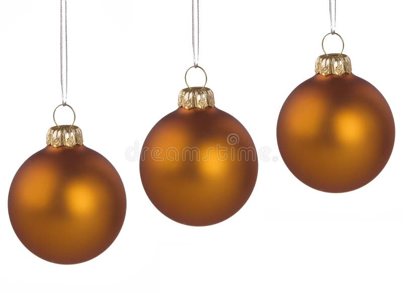 Christmas golden balls