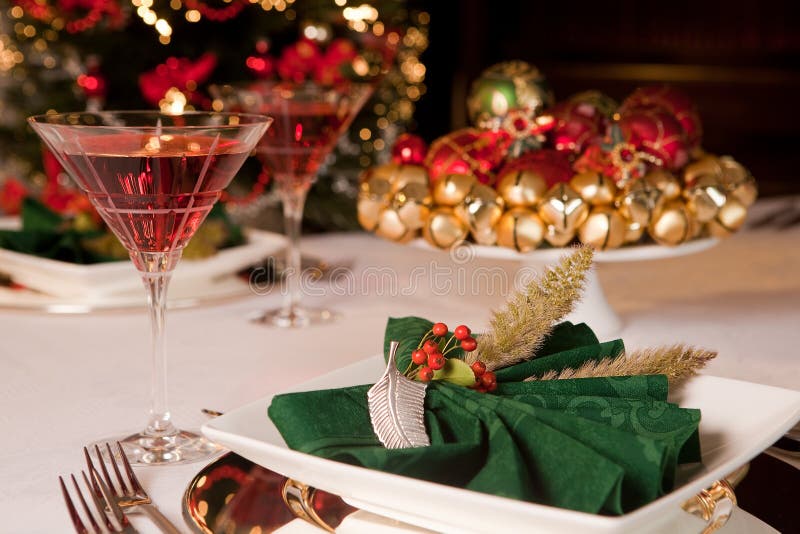 Christmas green napkins 1 stock image. Image of holiday - 10714067