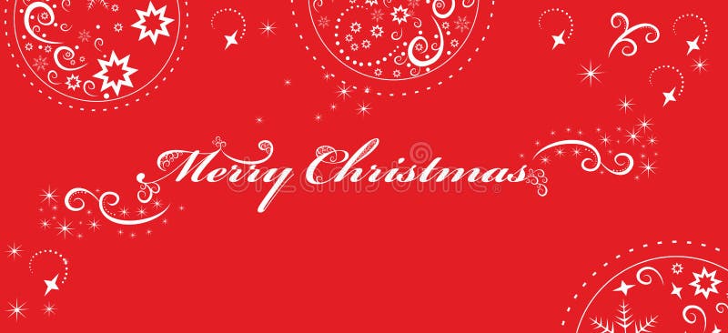 Christmas greetings on red background.Vector