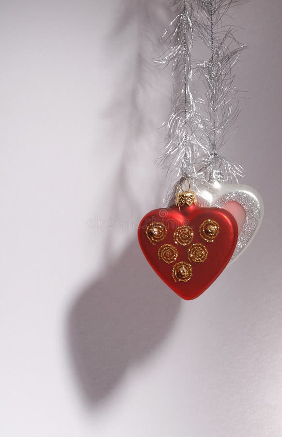 Christmas heart decoration