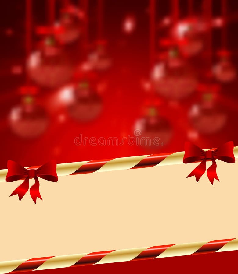 Christmas holiday bright background with ball