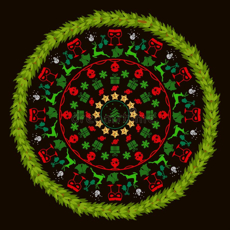 Christmas Holiday design vector illustrator stock illustration