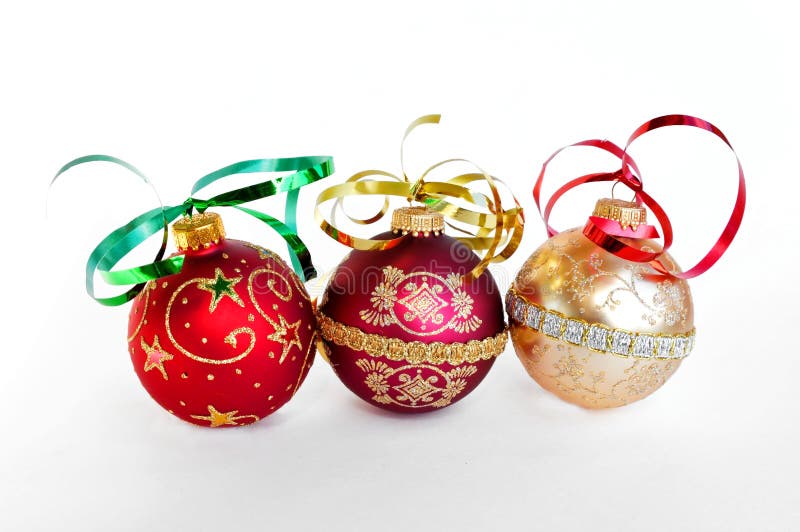 Christmas Holiday Ornaments Stock Image Image of ornaments, glass