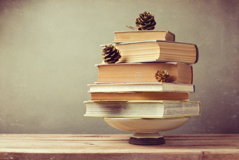 Christmas Holiday Tree Made Books Alternative Christmas Tree Stock ...