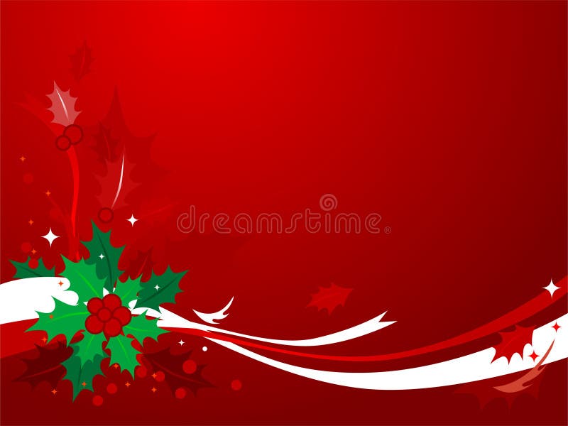 Christmas Holly Background 1