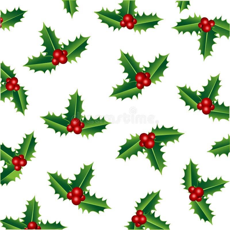 Christmas holly icons stock vector. Illustration of christmas - 16842594