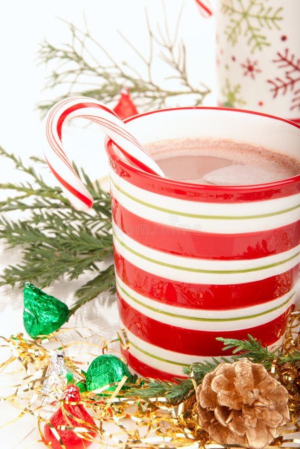 Christmas hot chocolate drink