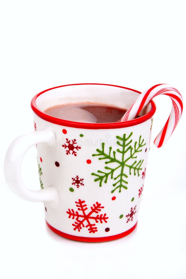 Christmas hot cocoa beverage