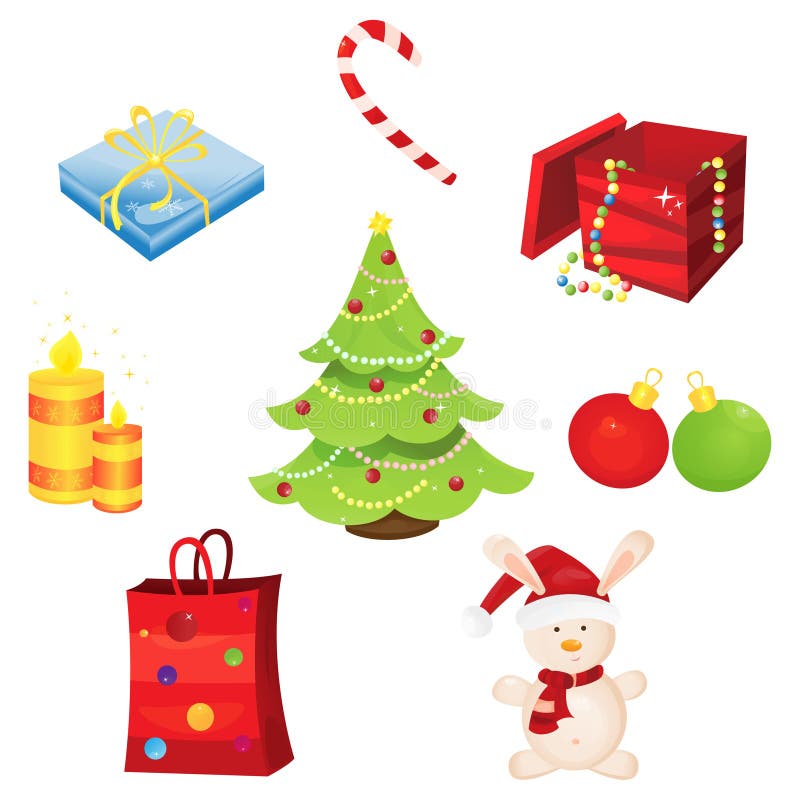 Christmas icon set