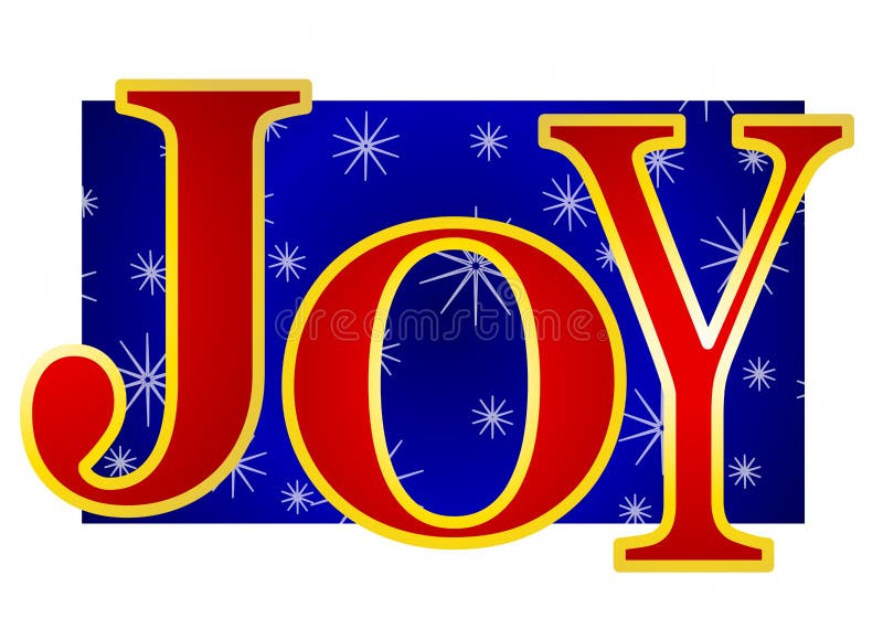 Christmas Joy word art stock illustration. Illustration of graphic ...
