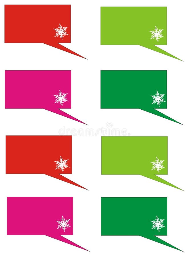 Christmas label, place for text royalty free illustration