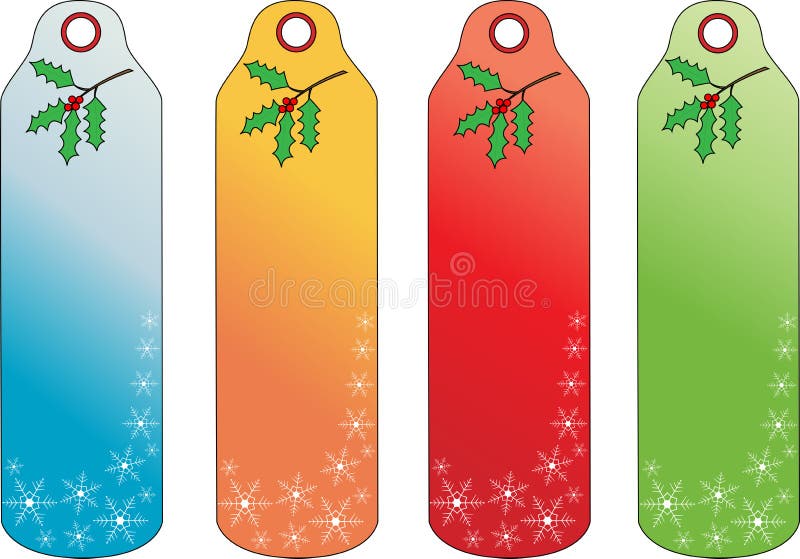 Christmas labels