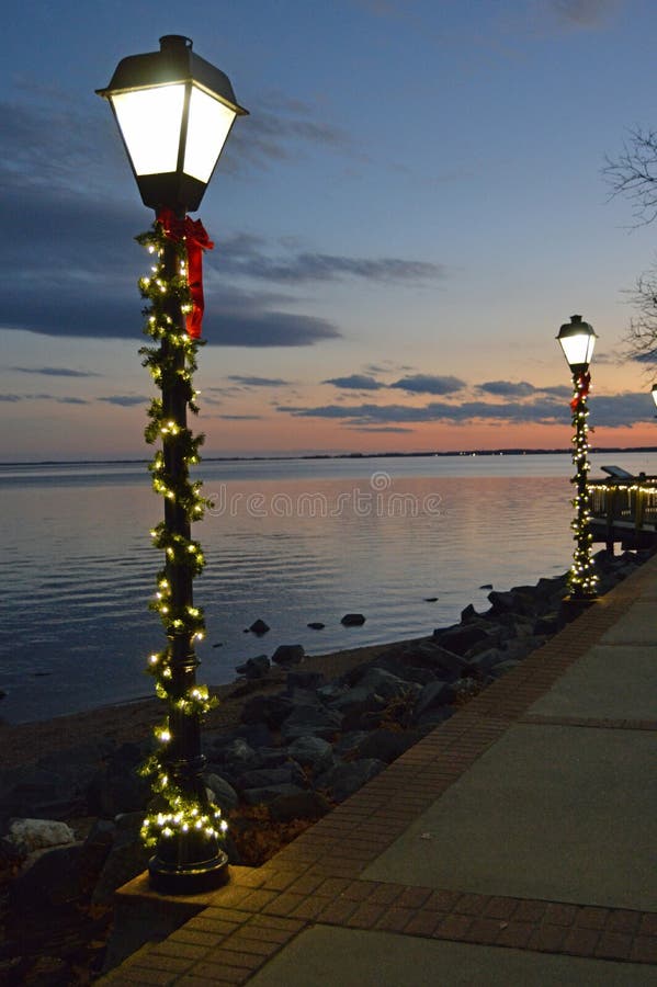 light post christmas