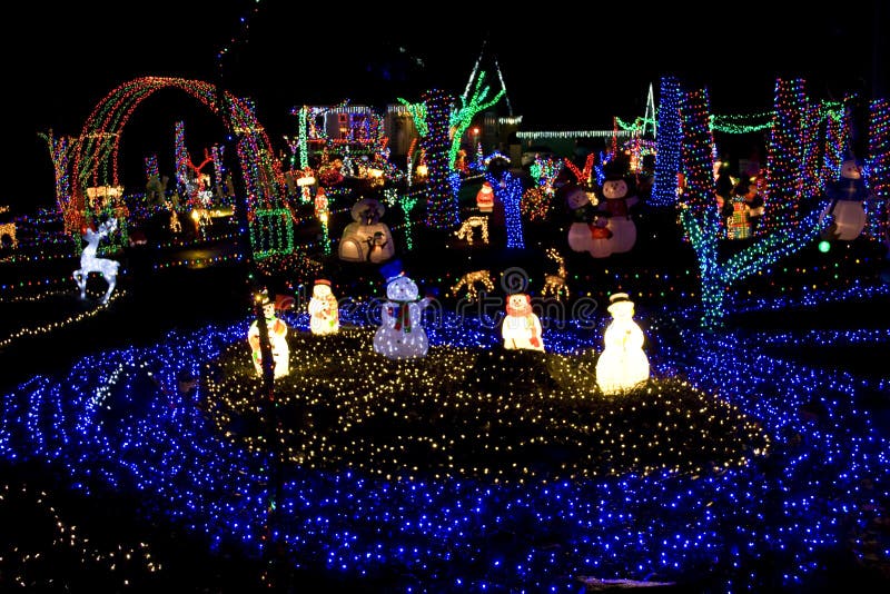 Christmas land of lights stock image. Image of celebration 28327971