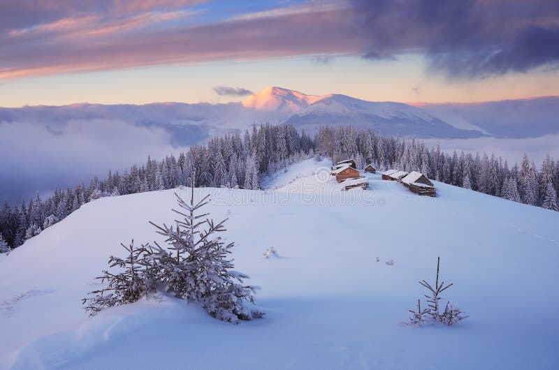 Christmas landscape royalty free stock photography Christmas landscape royalty free stock photography
