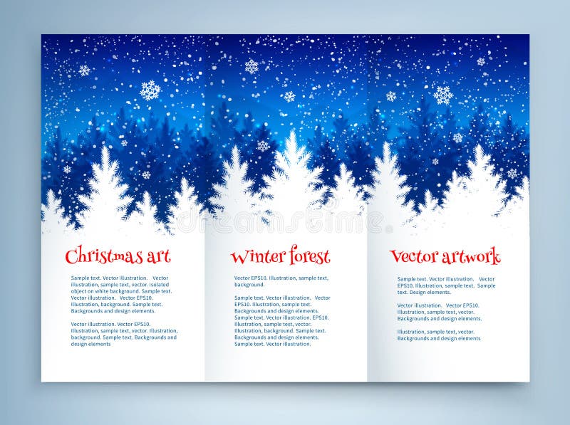 Christmas leaflet design stock vector Illustration of print 62975904 Christmas leaflet design stock vector Illustration of print 62975904
