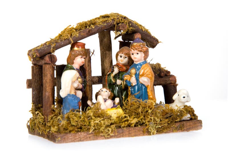 Christmas Life with a Traditional Bethlehem Stock Image Image of