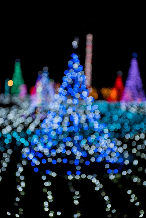 Christmas Light Decoration and Blur Background Stock Photo Image of