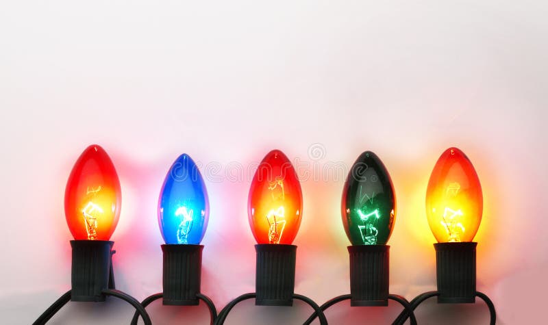 Christmas lights royalty free stock photos
