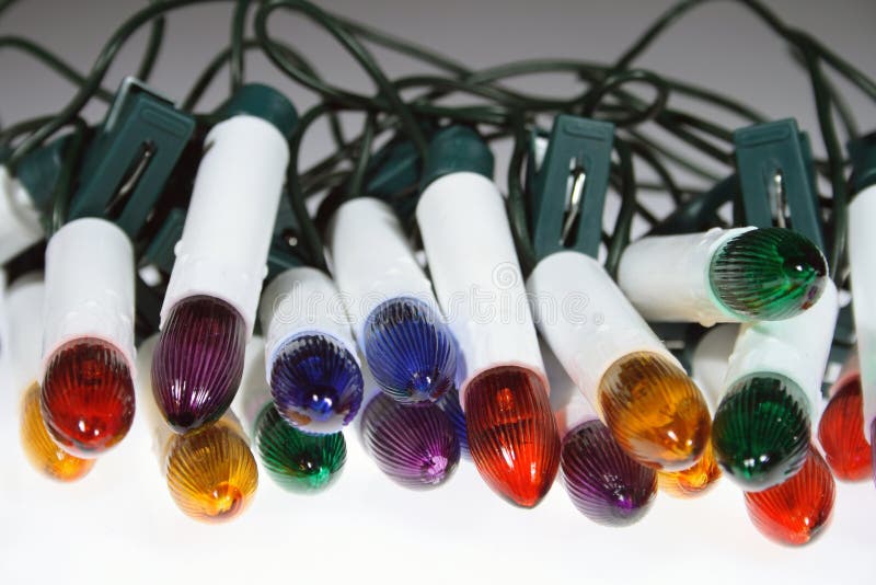 Christmas lights royalty free stock photography