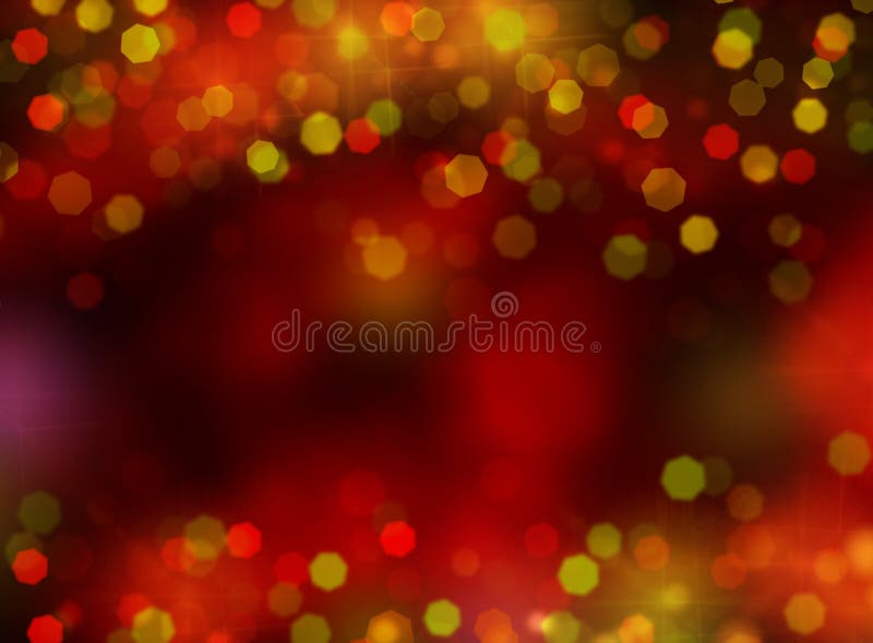 Christmas lights banners and borders stock photo
