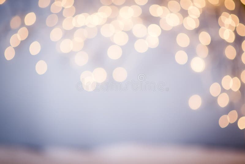 Christmas lights bokeh, abstract bokeh lights