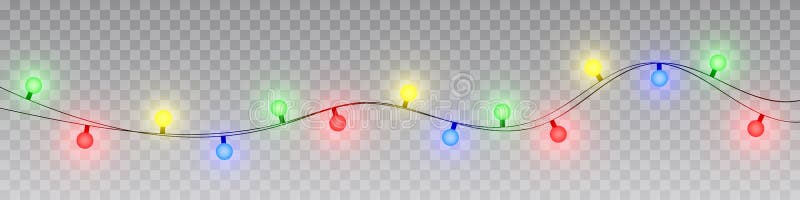 animated christmas lights transparent