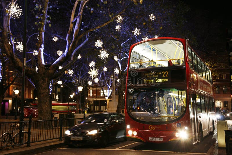 Christmas Lights in London editorial photography. Image of christmas 22262907