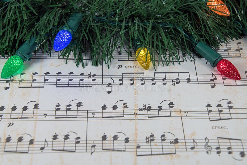 Christmas lights on music stock photo. Image of music 105411090 Christmas Lights With Music