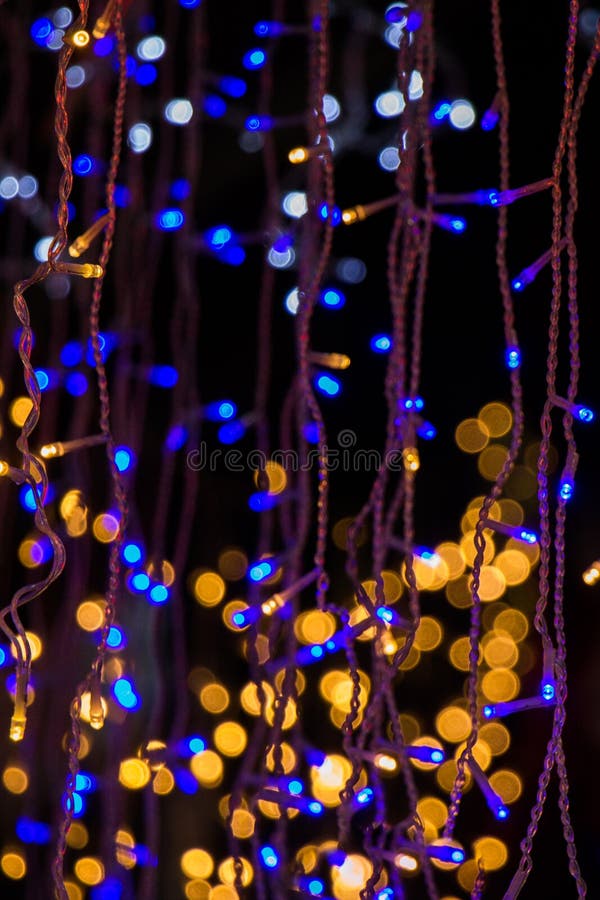 Christmas and Party Lights of a Certain Type Stock Photo - Image of ...