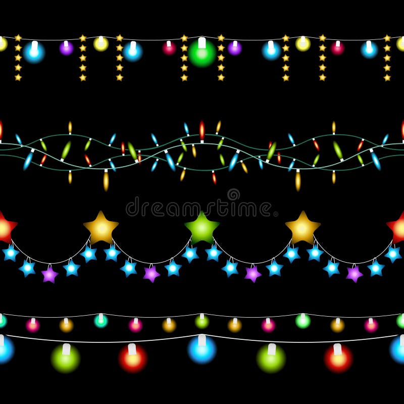 Christmas lights patterns