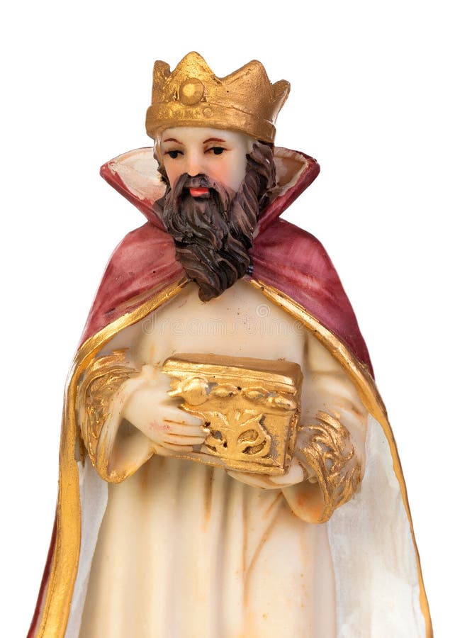 The Christmas Magic. Ceramic Figure of the Wise Men Stock Image Image