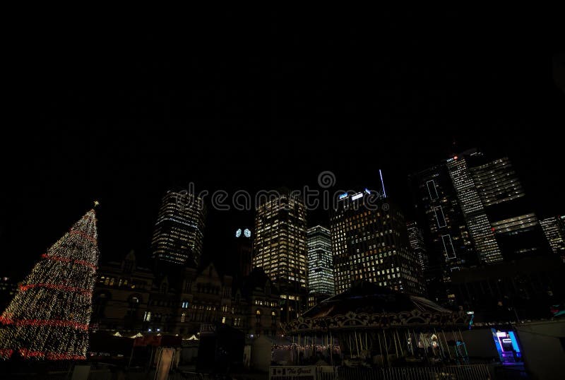 Christmas Magic in Toronto, Canada Editorial Stock Photo Image of