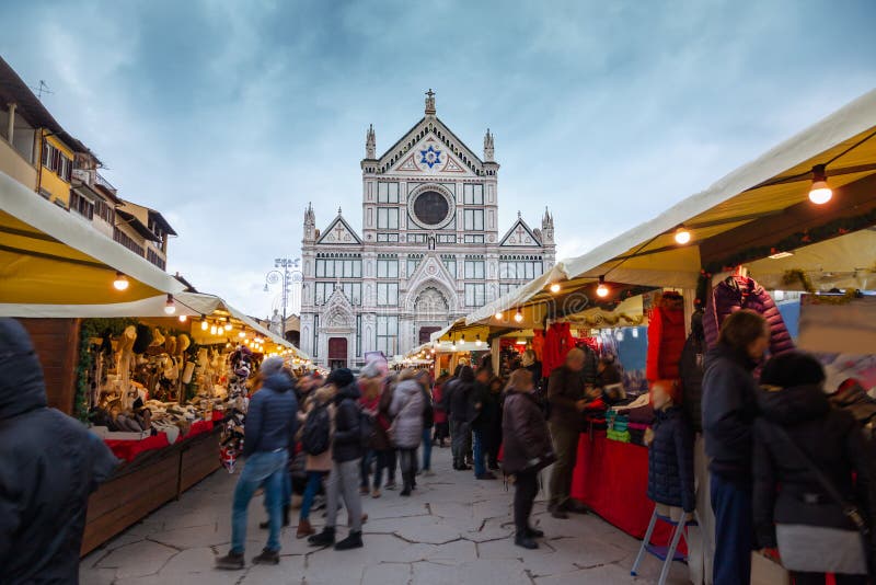 Christmas Market in Florence Editorial Image Image of catholic