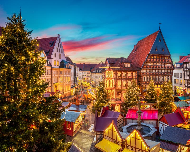  Christmas Market in Hildesheim, Germany Stock Photo - Image of 