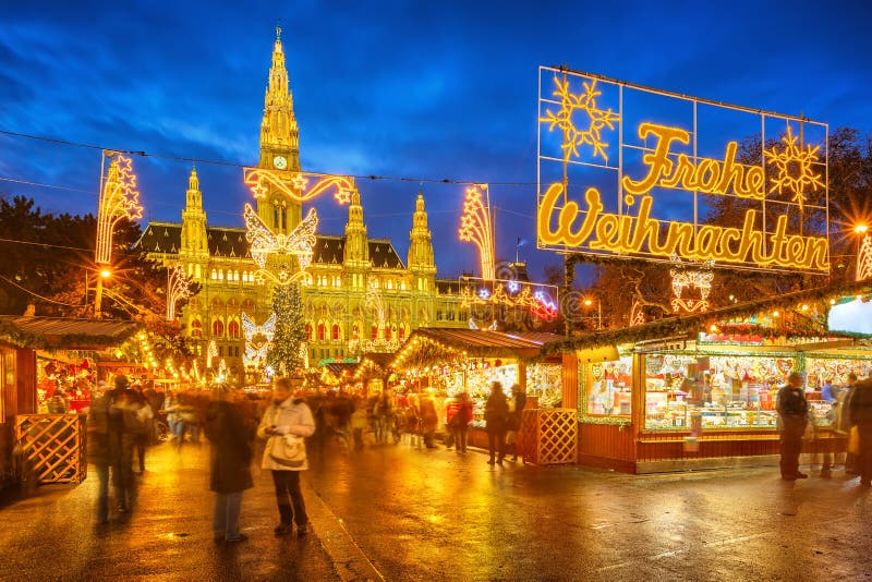 Christmas market, Vienna stock photo. Image of christmastime 22761996