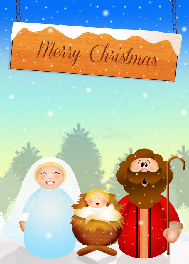 Funny Christmas Nativity Scene Stock Illustrations 212 Funny