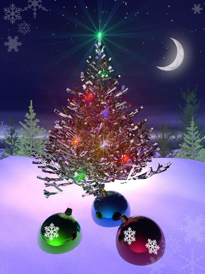 Christmas and new year 3d