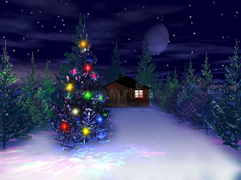 Christmas and new year 3d