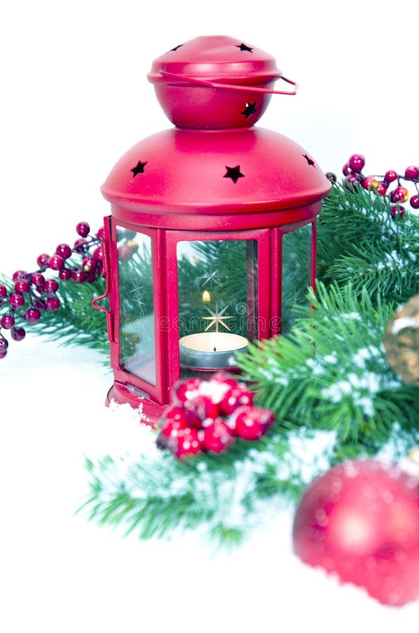 Christmas and New Year Decorations isolated