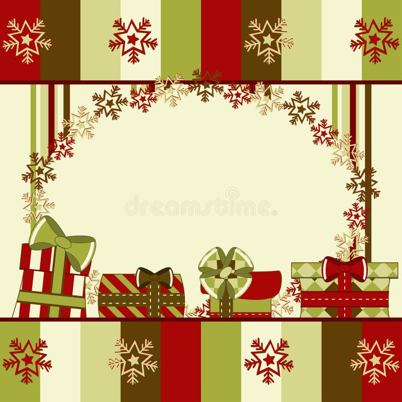 Christmas and New Year greeting card